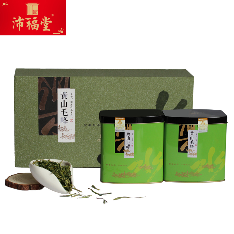 沛福堂正宗黄山毛峰2016新茶特级绿茶明前春茶嫩芽250g礼盒装茶叶