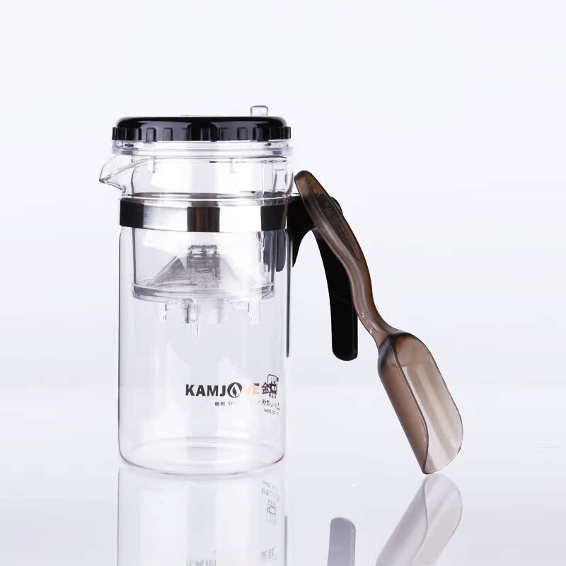 KAMJOVE/金灶正品飘逸杯 办公茶道杯花茶泡茶壶耐热玻璃茶具过滤