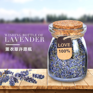 薰衣草玻璃礼品瓶套装创意摆件许愿幸运星祝福装饰礼物全国包邮
