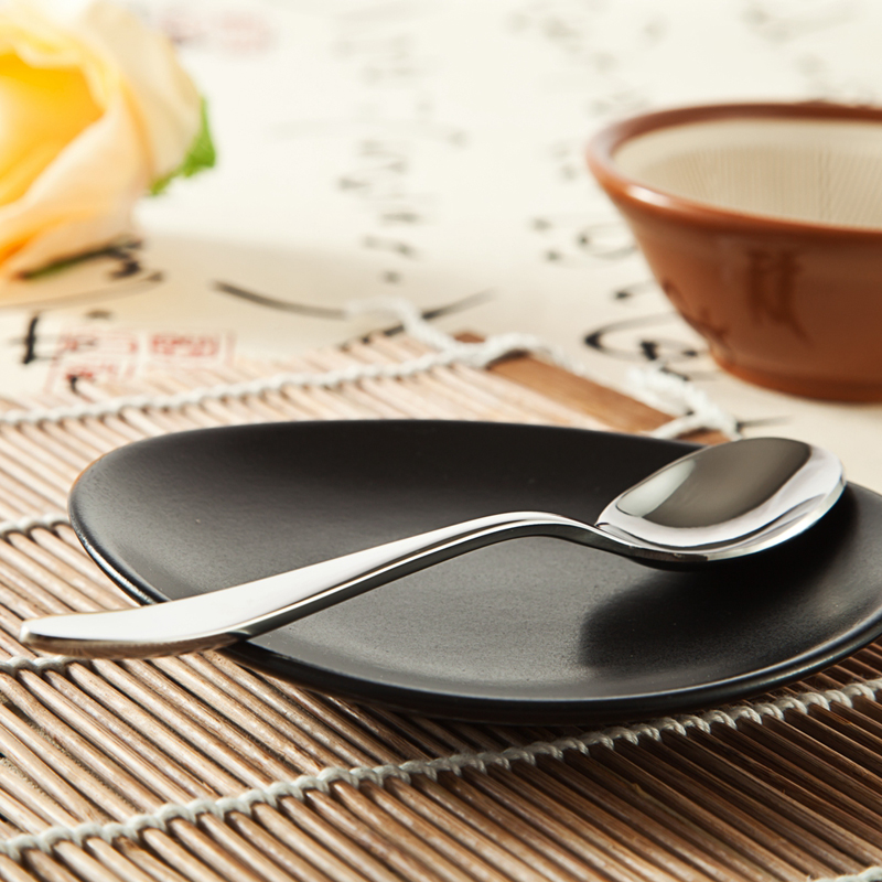 onlycook 加厚不锈钢茶匙 茶勺 奶茶甜品勺 咖啡勺 雪糕勺 小勺子