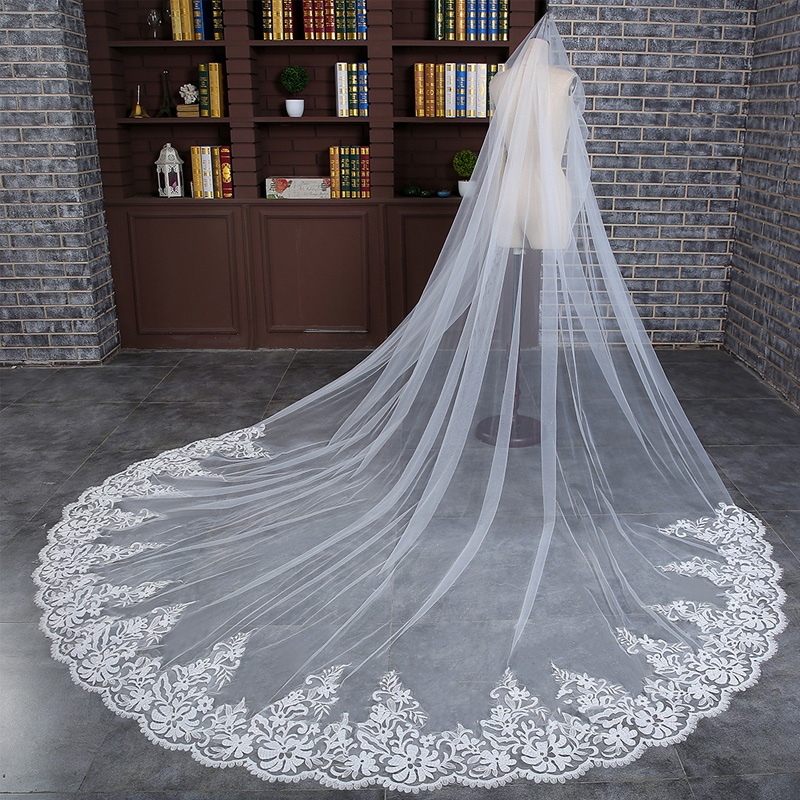 正品[长头纱]婚纱长头纱5米的评测 3米长头纱图