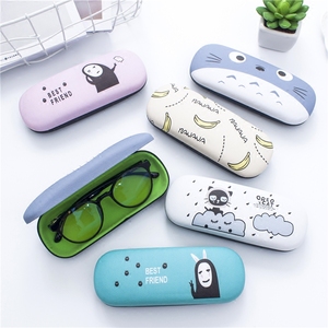 韩国pu皮质卡通眼镜盒