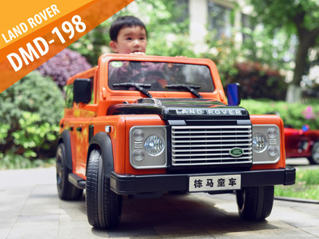 新款正品路虎儿童电动车遥控四轮电动汽车可坐玩具车宝宝双驱童车商品大图