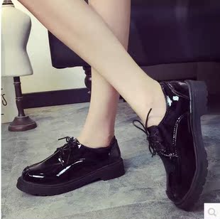 日式学院风黑色小皮鞋cosplay专用日系制服鞋可爱甜美日本校服鞋