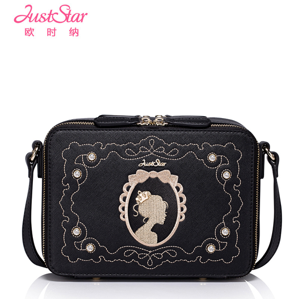 正品女挎包 欧时纳2015新款 女包时尚 镶钻女士