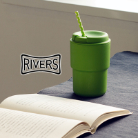 包邮日本Rivers Demita随行杯旋转盖耐高温隔