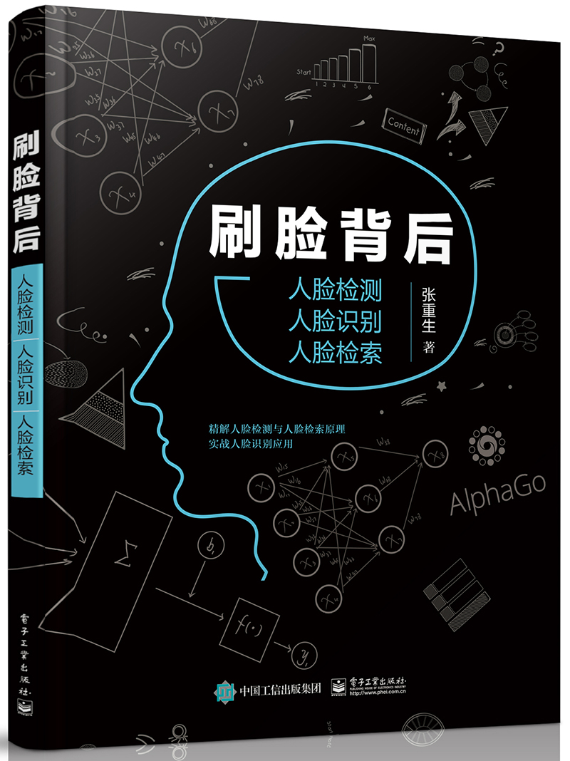 人脸检测 人脸识别 人脸检索 人脸识别系统设计开发教程书籍 人工智能