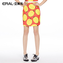 ERAL/艾莱依通勤短裙子夏装包臀裙OL风格半裙37025-EXBB图片