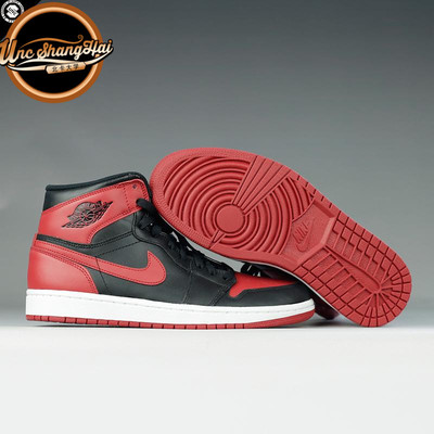 北卡大学 air jordan 1 og aj1 樱木花道1 乔1 黑红1 555088-023