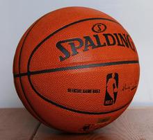 正品斯伯丁篮球NBA比赛专用74-233z 牛皮真皮