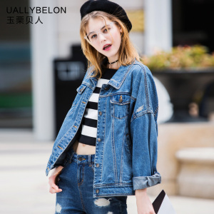 宽松bf风牛仔外套