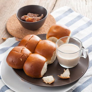 低糖12个装低热量低糖面包 早餐面包 面包 手撕面包 原味小面包