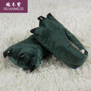 <em>冬季</em>室内<em>棉拖鞋</em> 男女包跟家居鞋 卡通连体<em>睡衣</em>