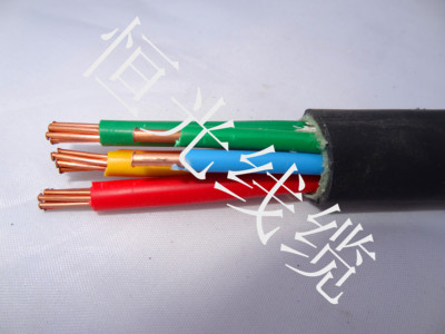 电线电缆 国标 zr-yjv/vv 3*10 2*6平方三相五线纯铜5芯电源线
