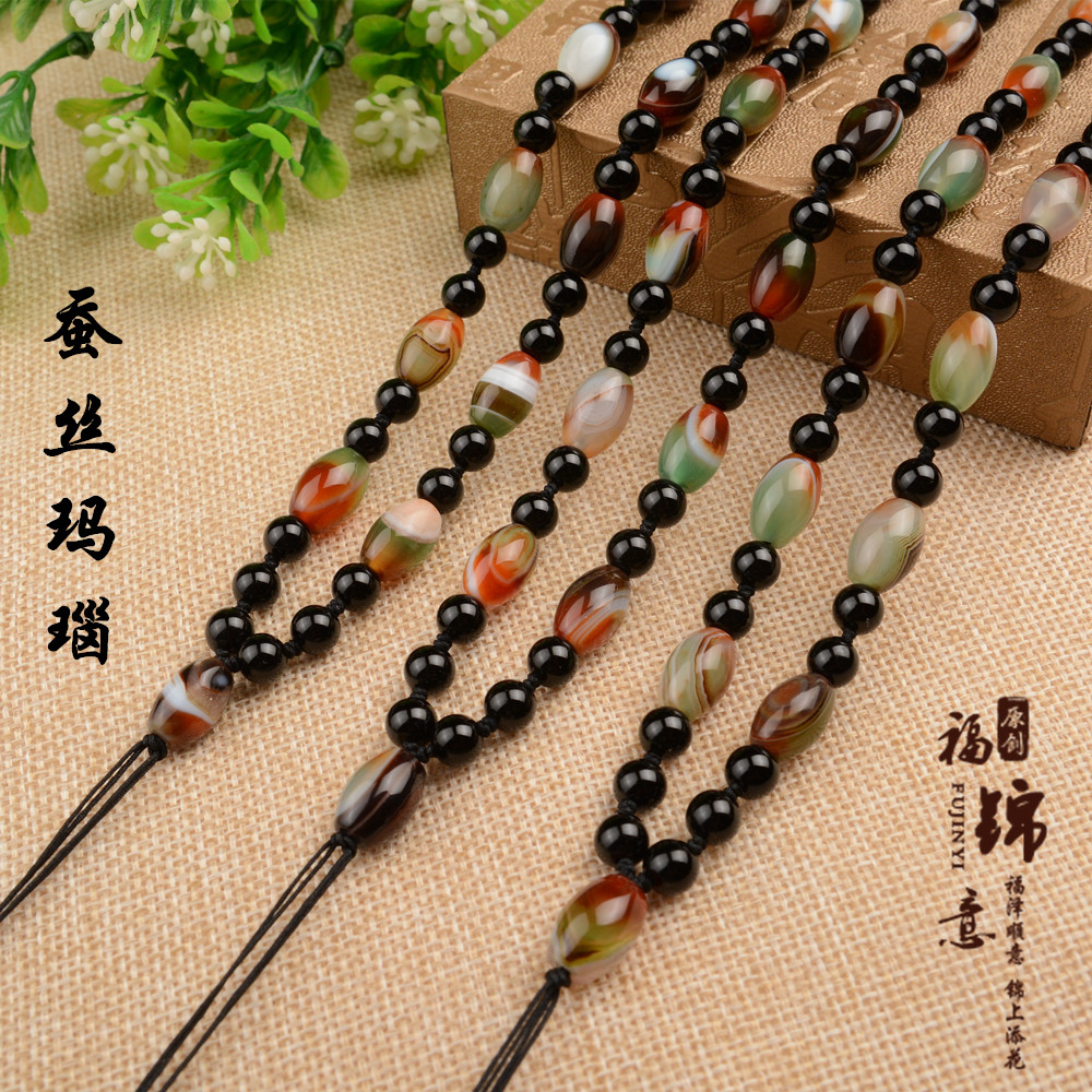 正品[翡翠挂件绳]翡翠挂件绳编法评测 春带彩翡