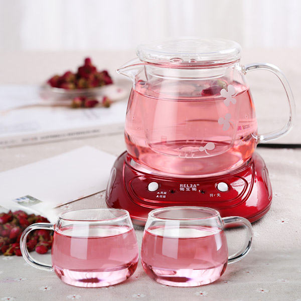 物生物 正品耐热茶壶创意 玻璃壶过滤茶具恒温宝套装 保温60℃