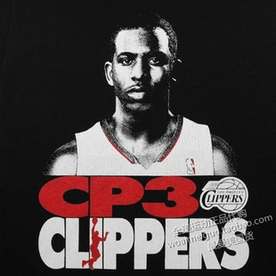 美国nba代购正品adidas快船队克里斯保罗t恤短袖cp3 paul chris