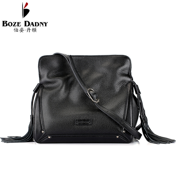 热销女挎包 流苏女包真皮单肩斜跨包包牛皮欧