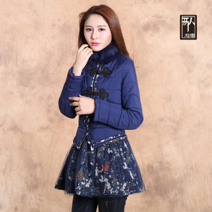 <em>品牌</em>旗舰店两人故事复古女装休闲<em>女士</em>棉衣<em>外套</em>