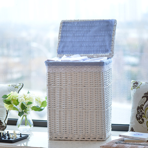 宜然大号藤编脏衣篮