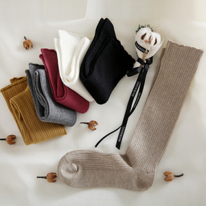 日系木耳边纯棉堆堆袜