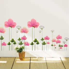 正品[墙贴荷花包邮]立体墙贴 荷花评测 图片
