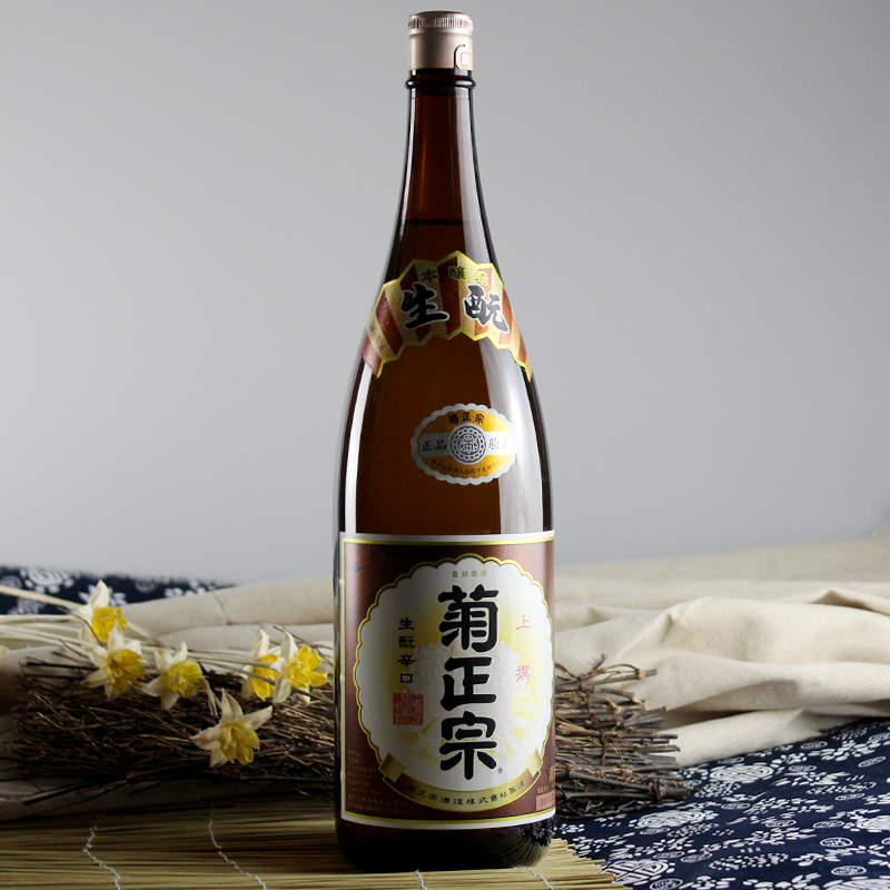 日本清酒原装进口洋酒 菊正宗清酒辛口 本酿造上撰上选清酒1800ml