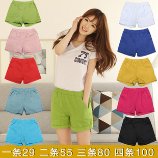 2015新款<em>运动</em>宽松休闲<em>短裤女夏</em>大码糖果色短
