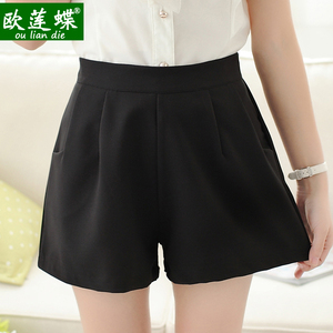 【图】<em>2015</em>新<em>夏季</em>雪纺<em>短裤</em>女士宽松a字<em>外穿</em>高