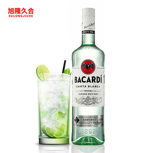 洋酒百加得白朗姆酒