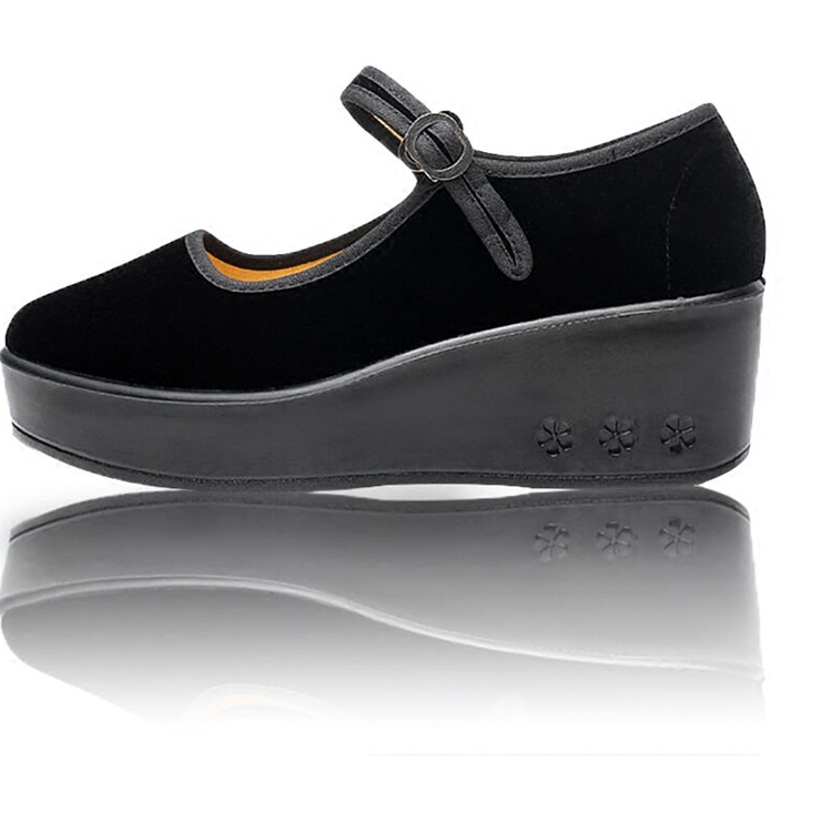 鞋]一带平绒高跟布鞋评测 射一带高跟布鞋美图