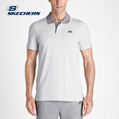 SAMF16030 舒适短袖 纯色运动POLO衫 运动衫 男款 Skechers斯凯奇新款