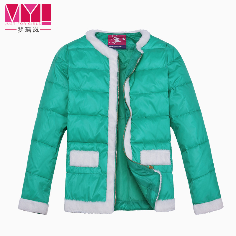 儿童冬装羽绒服加厚中大童女童外套拉链秋冬装