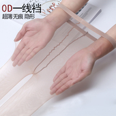 袜隐形全透明裸肤色性感夏无痕袜子 0d一线裆丝袜超薄连裤 包邮 3双