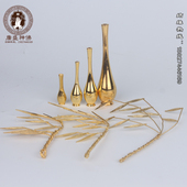 杨柳枝玉净瓶 观音佛像法器配件摆件 柳枝净瓶 观音菩萨法器
