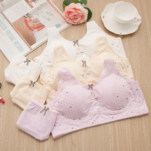 少女文胸初中胸罩学生16岁小女生运动内衣无钢圈高中背心式发育期