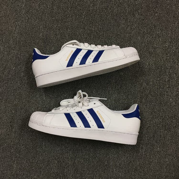 adidas 三叶草 superstar 贝壳头b27139 金标 板鞋b27141