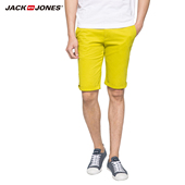 挽边休闲短裤 216215011 含莱卡修身 JackJones杰克琼斯男装