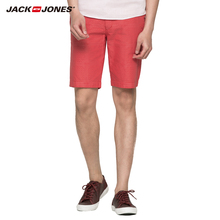 216215013 纯棉织花植物染色休闲短裤 JackJones杰克琼斯男装
