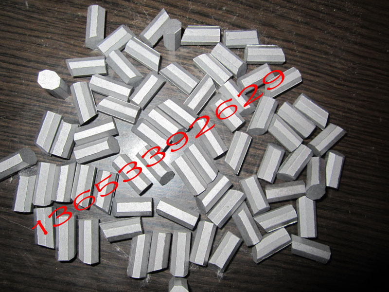 株洲钻石牌硬质合金地质矿山勘探合金刀头大八角 yg8 t110/t107