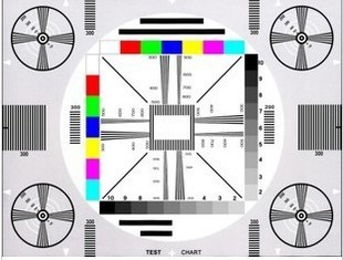 高清晰度监控摄像机测试卡(1米*0.75米) 送测试指导资料