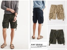 短裤 多袋裤 现货 美国正品 工装 Fitch 17Cargo修身 Abercrombie