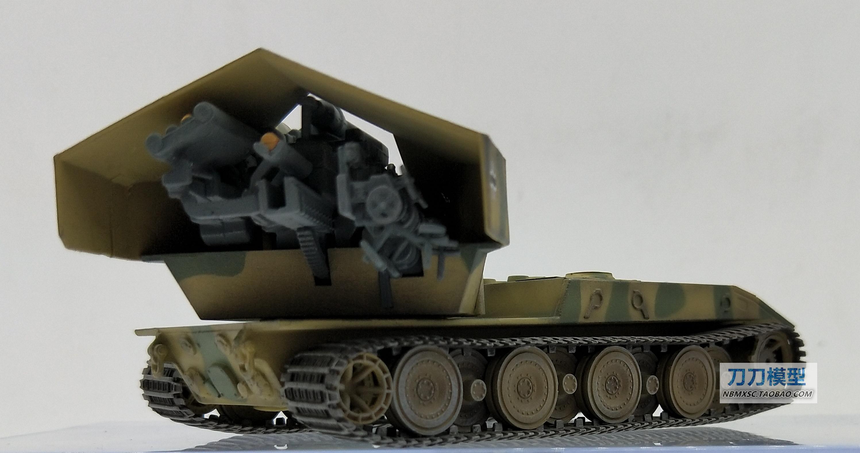 1:72 德国 e100 重型坦克 武器运输车 合金底盘 静态模型 as72082