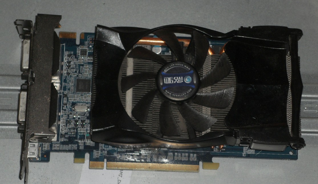 影驰gtx560 se 海外版 768m显存 ddr5 192bit 实物图 pci-e显卡