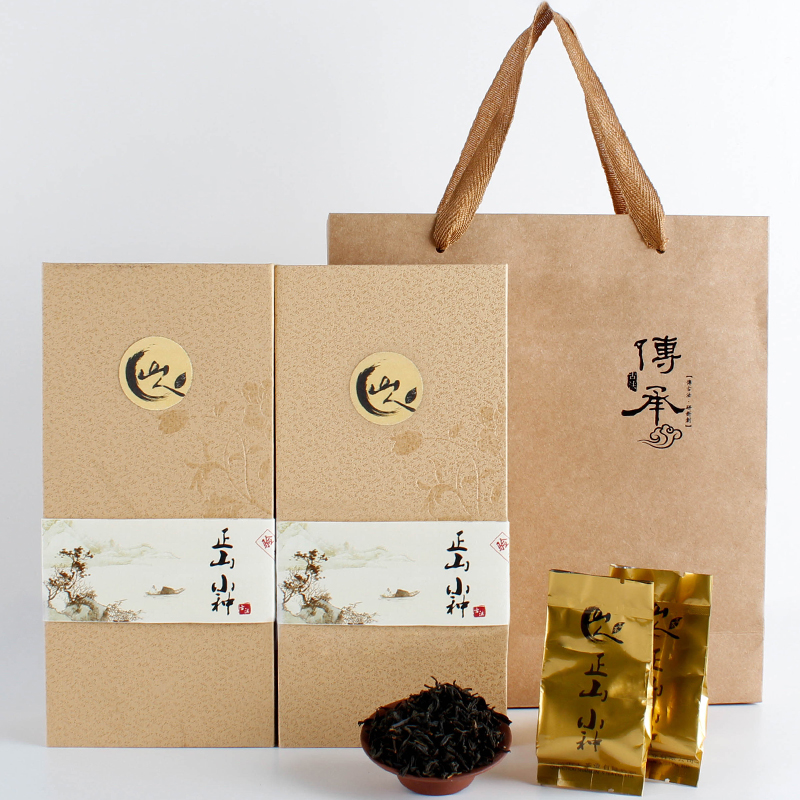 正山小种 红茶 正味武夷山正山小种送礼茶叶 桐木关红茶礼盒装