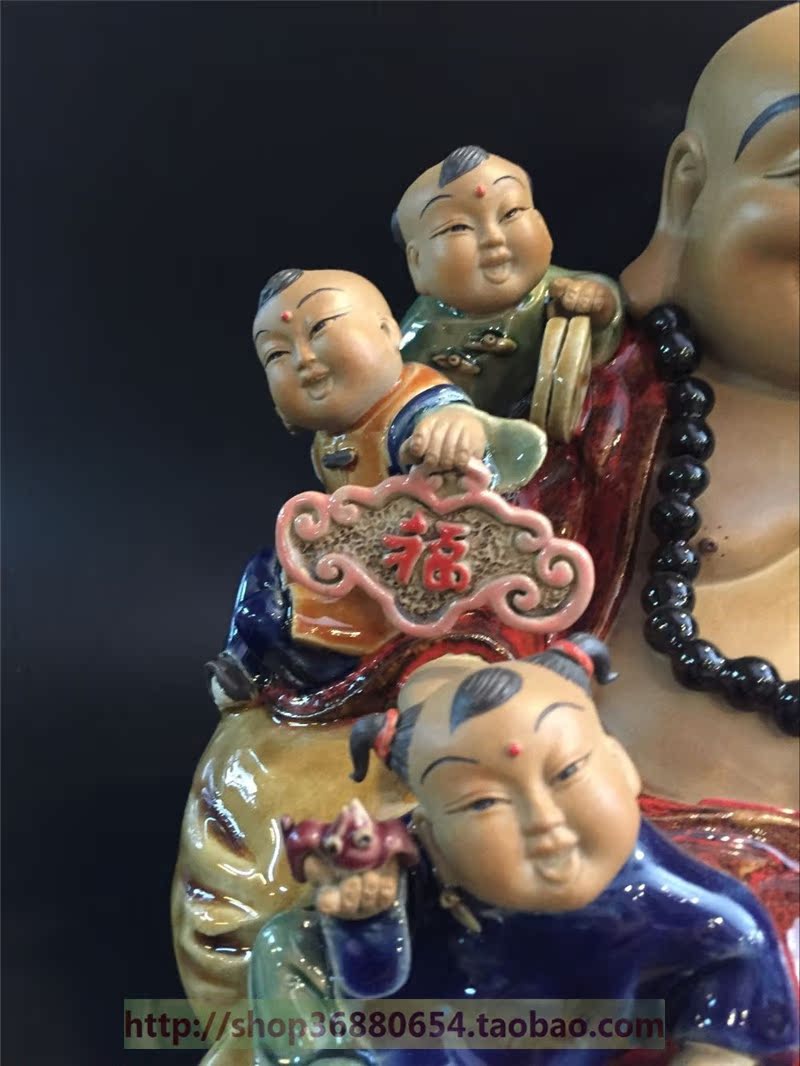 石湾陶瓷公仔 家居饰品 大师精品 客厅门厅摆设 佛像