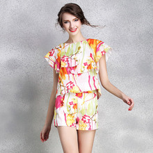 大号<em>短裤</em>夏<em>女西装短裤</em>四分裤女夏季新品松紧腰