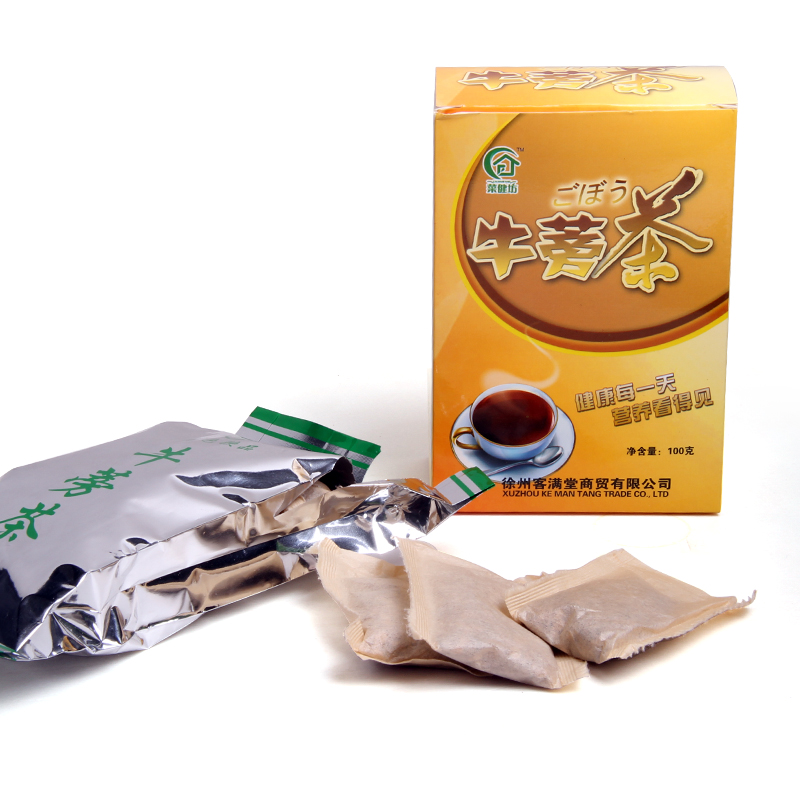正品菜健坊牌养生黄金牛蒡茶片保健茶叶新鲜产地直销盒装徐州特产