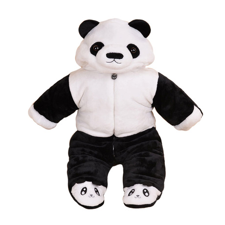 如何搭配冬季新生儿衣服加厚连体衣包脚宝宝熊