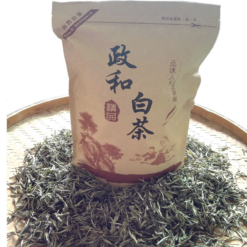 2016明前茶叶 特级福鼎白茶 头采政和白牡丹 传统工艺绿雪芽250g